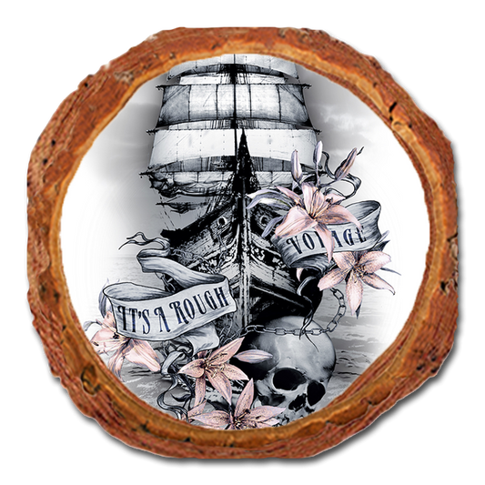 Coaster: Live Edge - A Rough Voyage (Pack of 5)