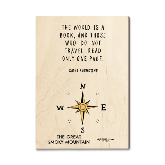 Magnet: Classic Edge - World Book (Pack of 5)