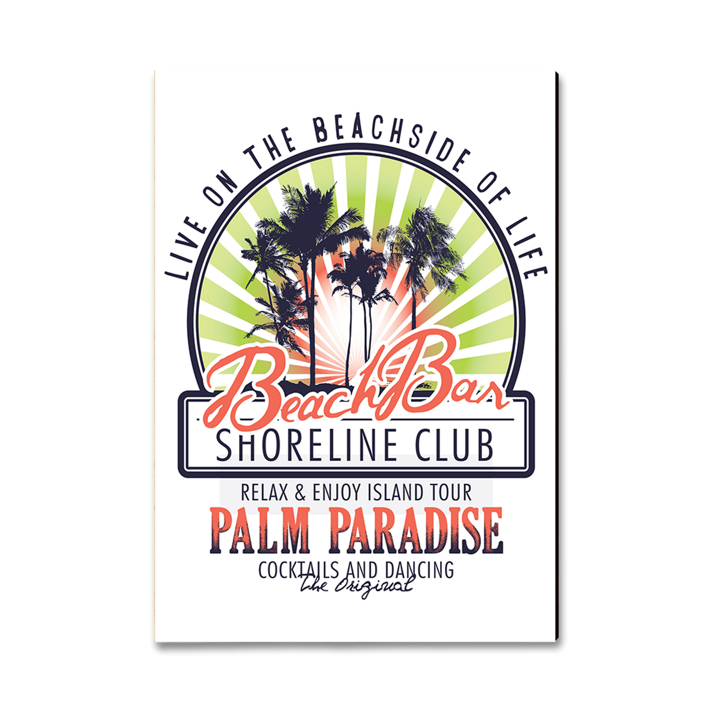 Postcard: Classic Edge - Beach Bar Club (Pack of 5)