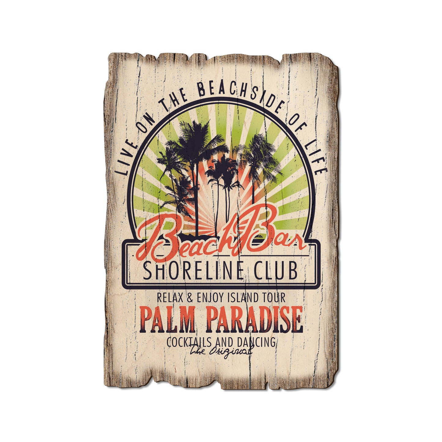 Beach Bar Club - Rustic Edge Postcards & Magnets Rustic Edge Postcard (5pk // $2.80ea)