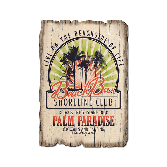 Beach Bar Club - Rustic Edge Postcards & Magnets Rustic Edge Postcard (5pk // $2.80ea)