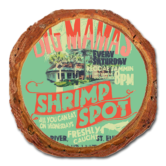 Coaster: Live Edge - Big Mama's Shrimp (Pack of 5)