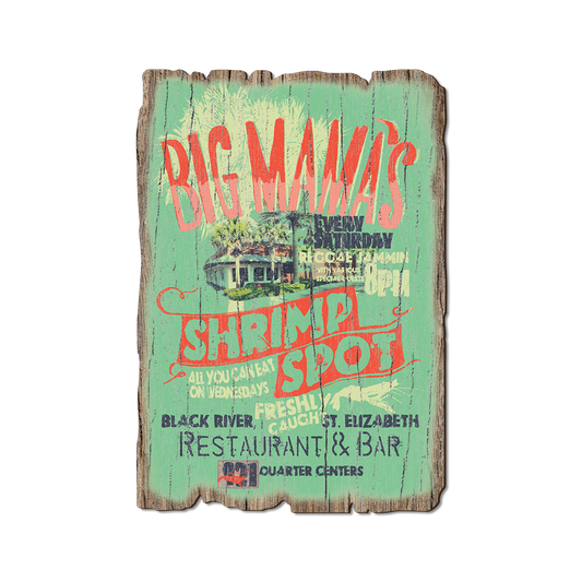 Greeting Card: Weathered Edge - Big Mama's Shrimp (Pack of 5)