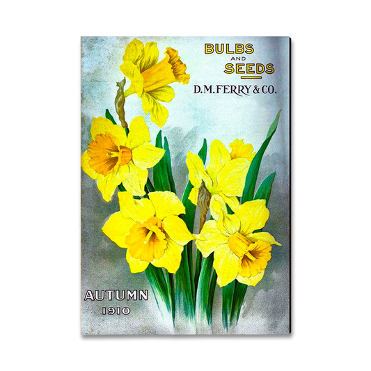 Magnet: Classic Edge - Bulbs and Seeds