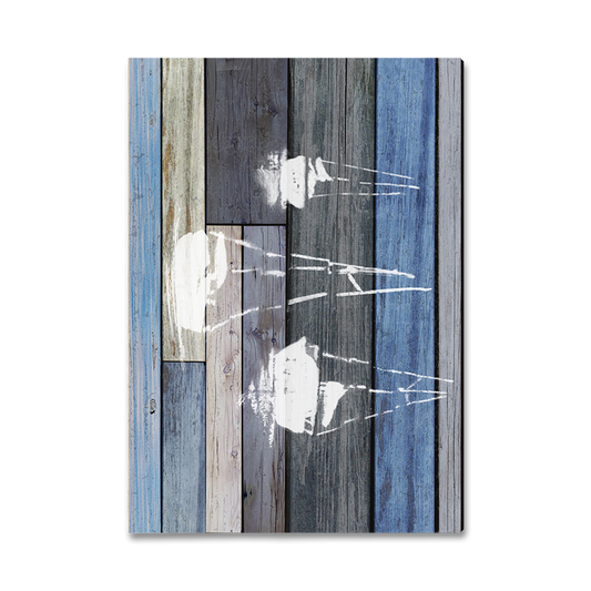 Magnet: Classic Edge - Blue Sailboats