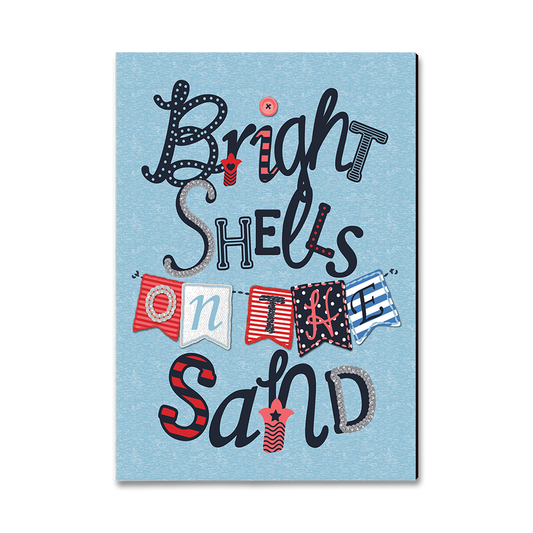Magnet: Classic Edge - Bright Shells Sand