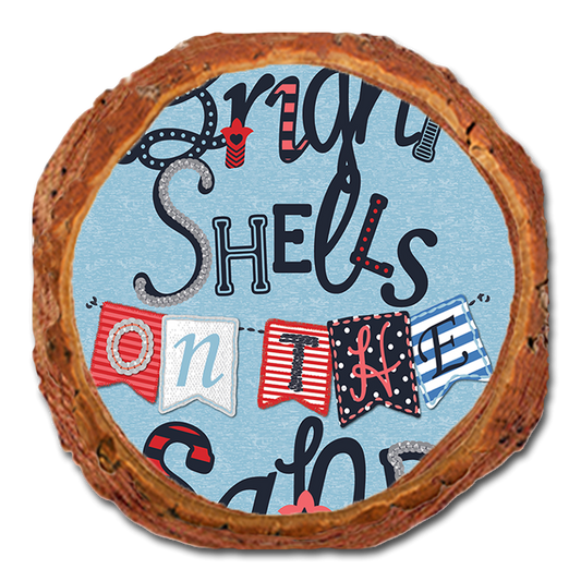 Coaster: Live Edge - Bright Shells Sand (Pack of 5)