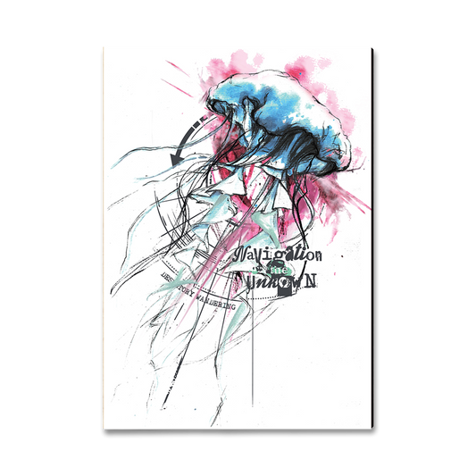 Magnet: Classic Edge - Colorful Blue Jelly (Pack of 5)