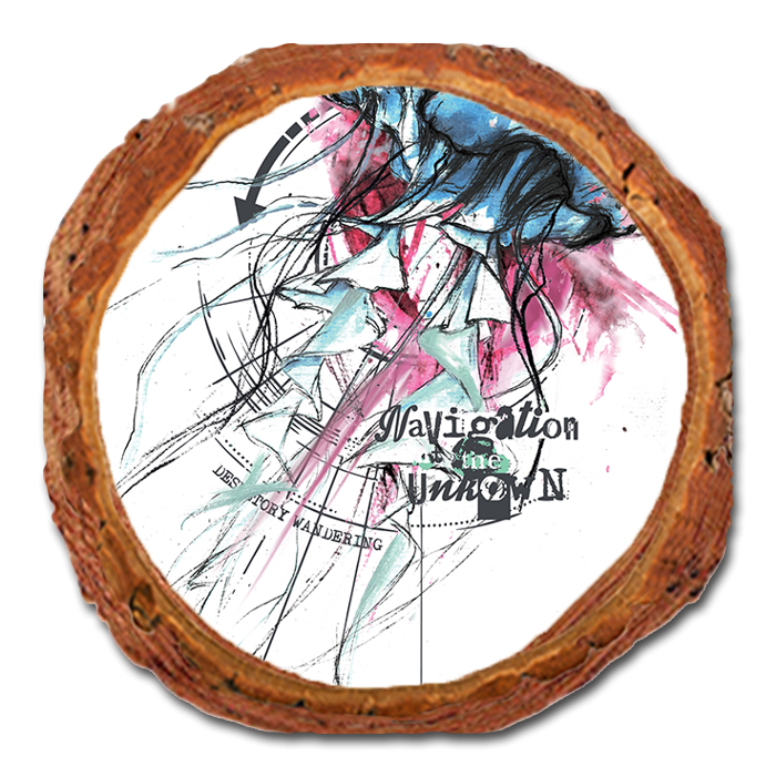 Coaster: Live Edge - Colorful Blue Jelly (Pack of 5)