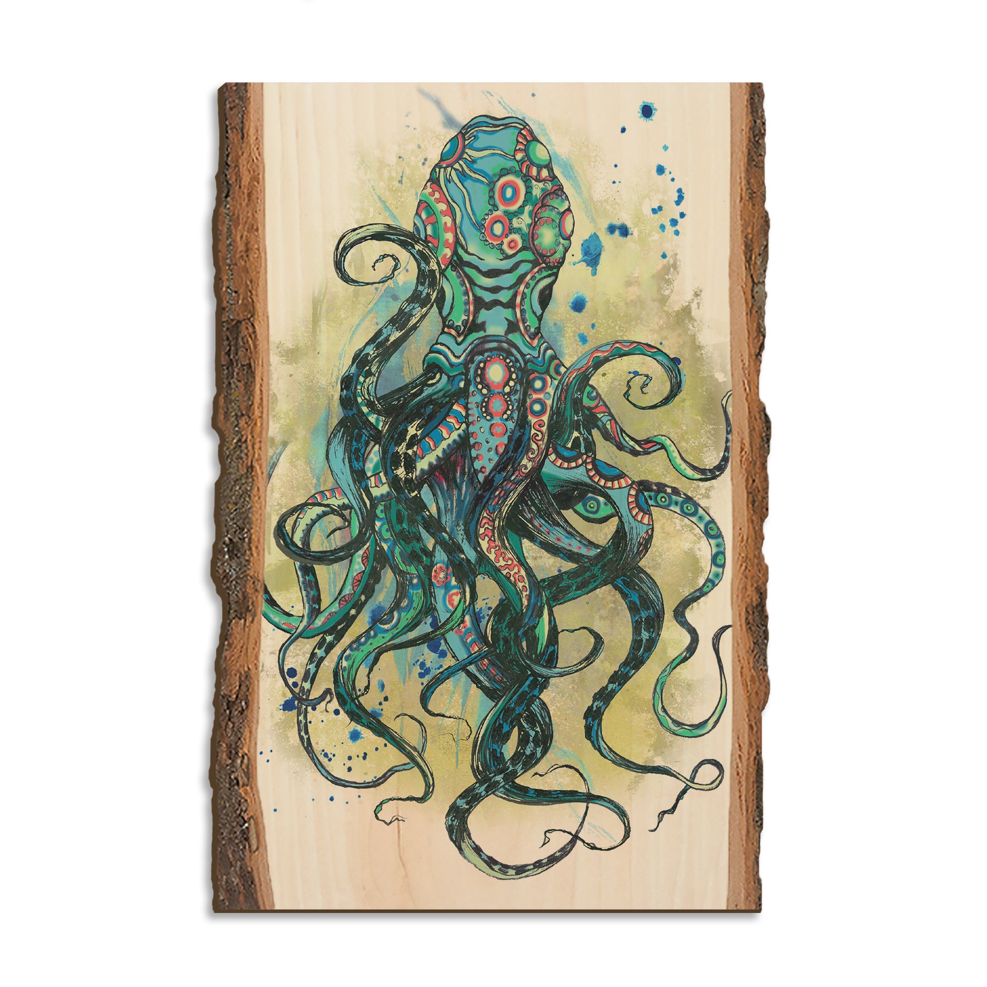 Colorful Blue Octopus - Live Edge Live Edge Magent (5pk // $2.80ea)