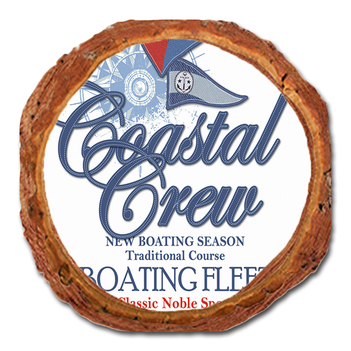Coaster: Live Edge - Coastal Crew Boating (Pack of 5)