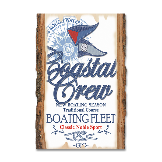 Greeting Card: Live Edge - Coastal Crew Boating