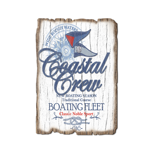 Greeting Card: Weathered Edge - Coastal Crew Boating (Pack of 5)