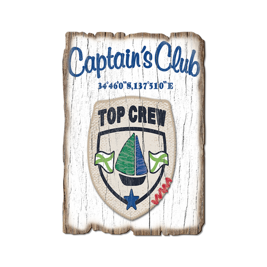 Greeting Card: Weathered Edge - Captain's Club Crew