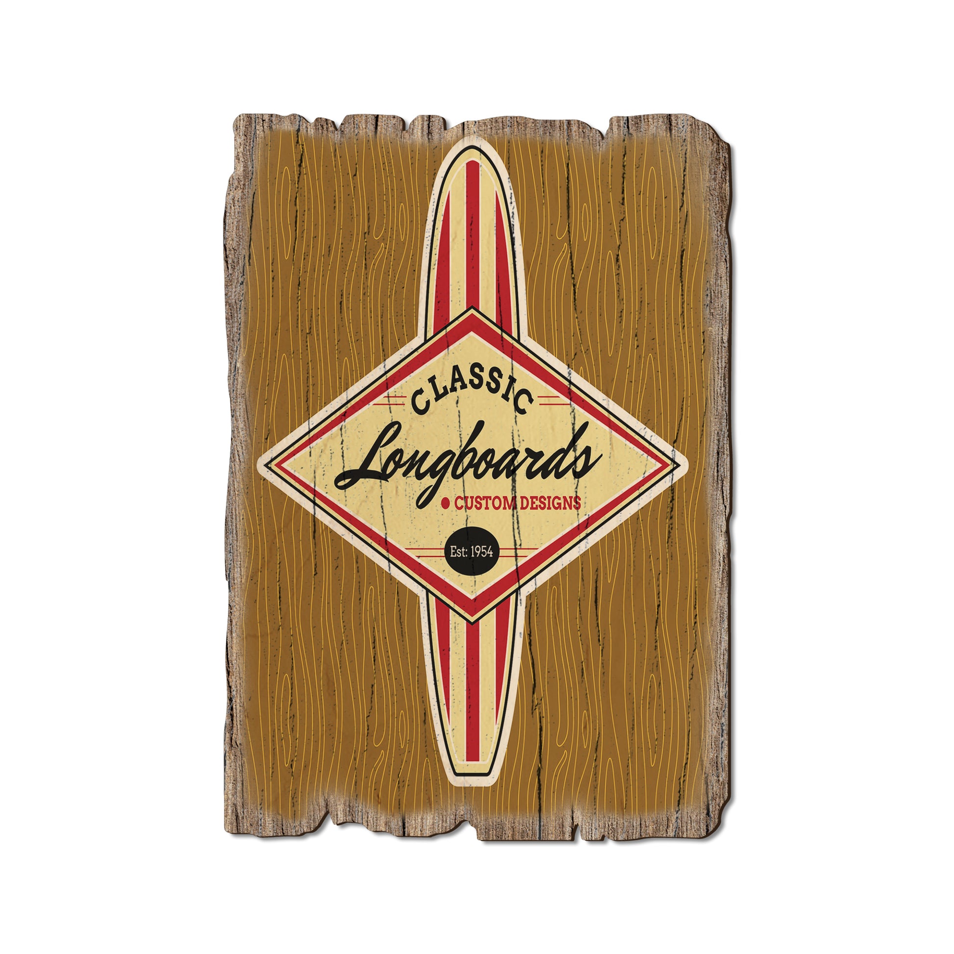 Classic Longboards - Rustic Edge Postcards & Magnets Rustic Edge Postcard (5pk // $2.80ea)
