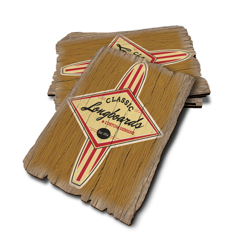 Classic Longboards - Weathered Edge Rustic Edge Postcard (5pk // $2.80ea)