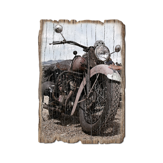 Greeting Card: Weathered Edge - Classic Ride
