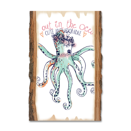 Greeting Card: Live Edge - Cute The Octopus