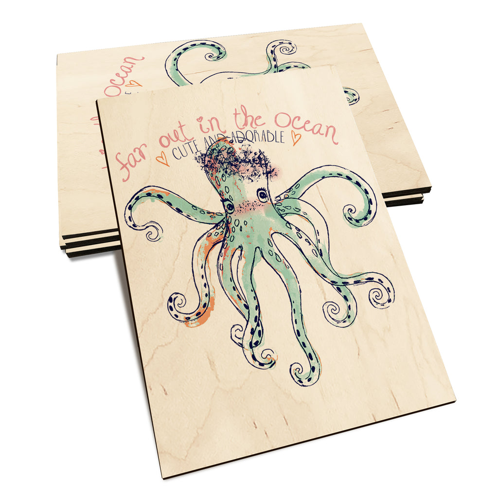 Cute The Octopus - Classic Edge Classic Edge Postcard (5pk // $2.80ea)