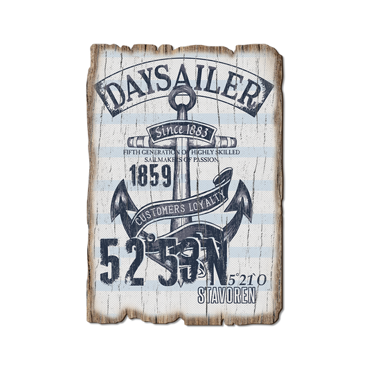 Greeting Card: Weathered Edge - Daysailer Customers Loyalty