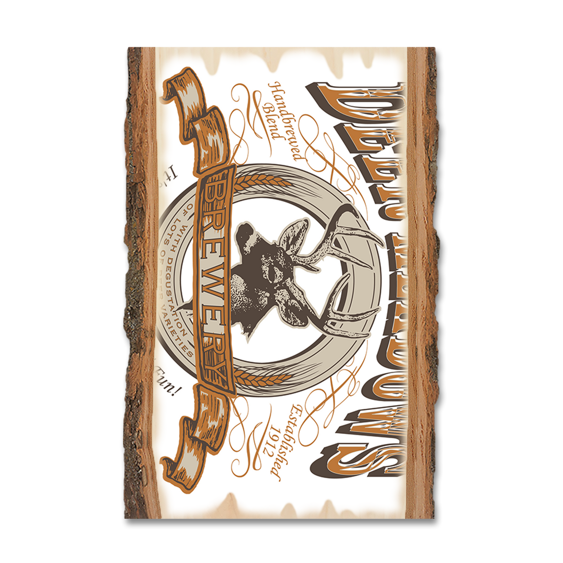 Greeting Card: Live Edge - Deer Meadows Brewery