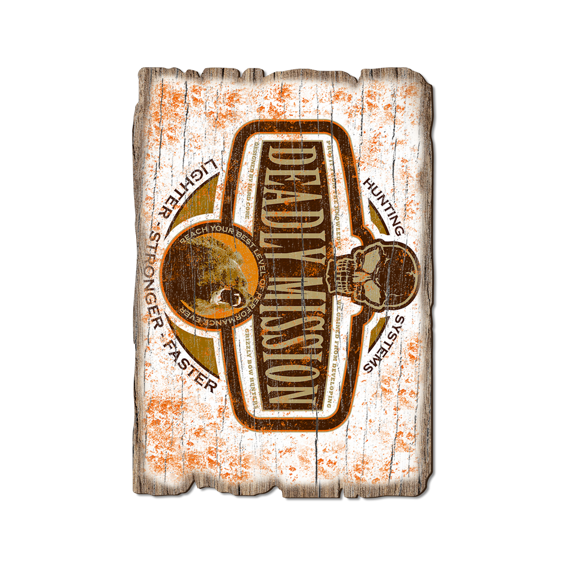 Greeting Card: Weathered Edge - Deadly Mission Hunting