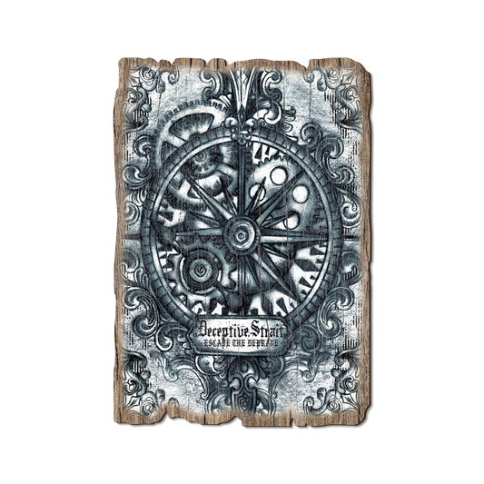 Greeting Card: Weathered Edge - Deceptive Strait Escape