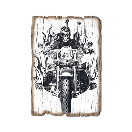Greeting Card: Weathered Edge - Death Valley Bike