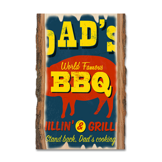 Magnet: Live Edge - Dad's BBQ