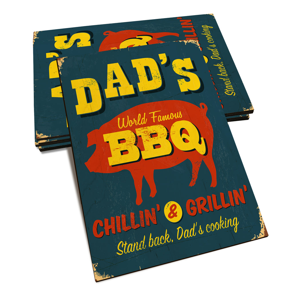Dad's BBQ - Classic Edge Classic Edge Postcard (5pk // $2.80ea)