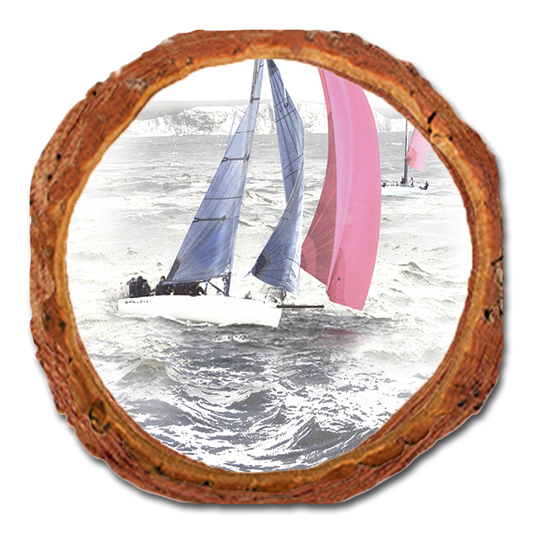 Coaster: Live Edge - Down Wind Run (Pack of 5)