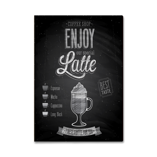 Magnet: Classic Edge - Enjoy Latte