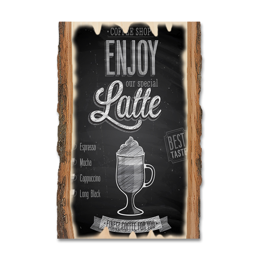 Magnet: Live Edge - Enjoy Latte