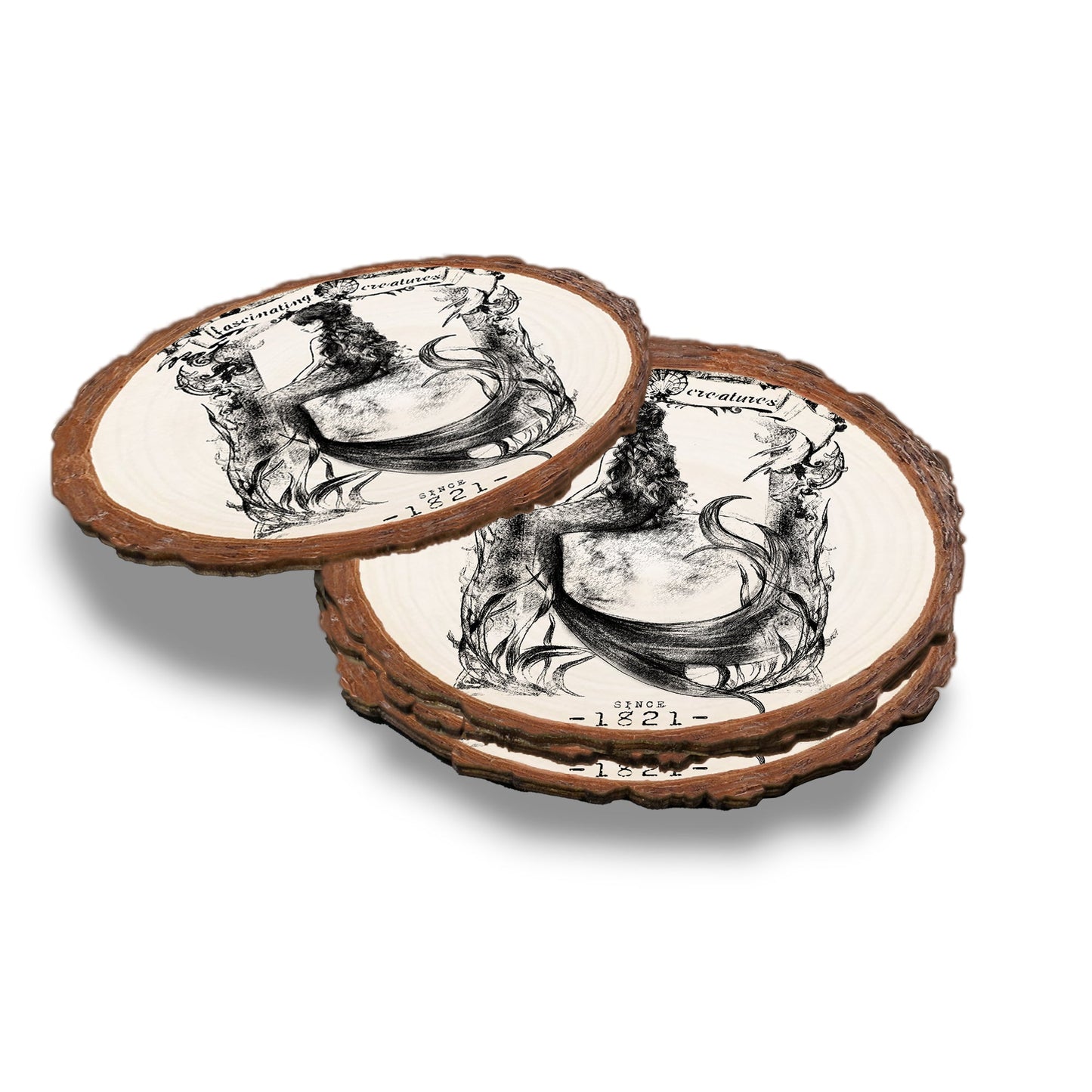 Fascinating Creature - live-edge - Live Edge Live Edge Coaster (5pk // $2.80ea)