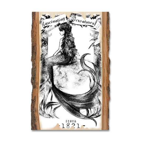 Magnet: Live Edge - Fascinating Creatures Mermaid