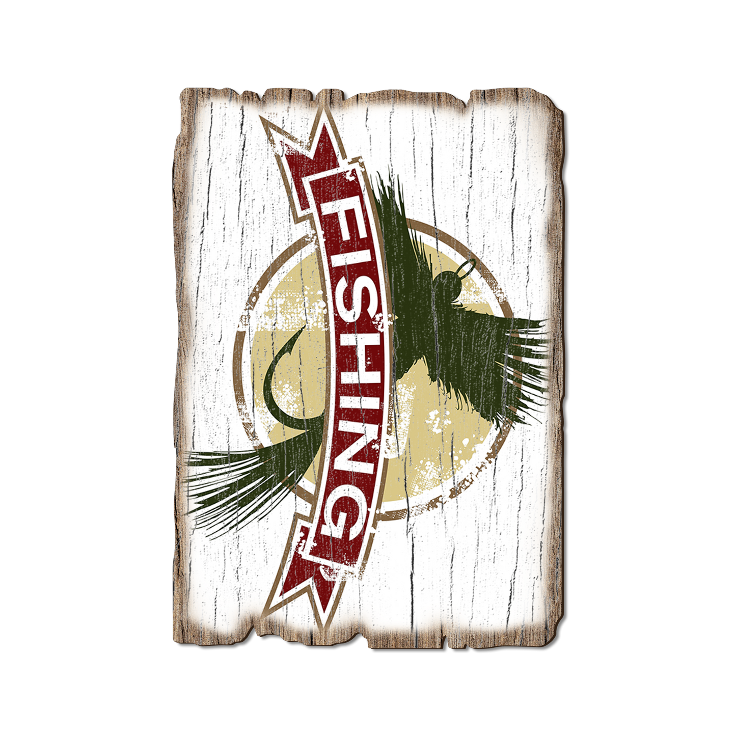 Greeting Card: Weathered Edge - Fly Fishing