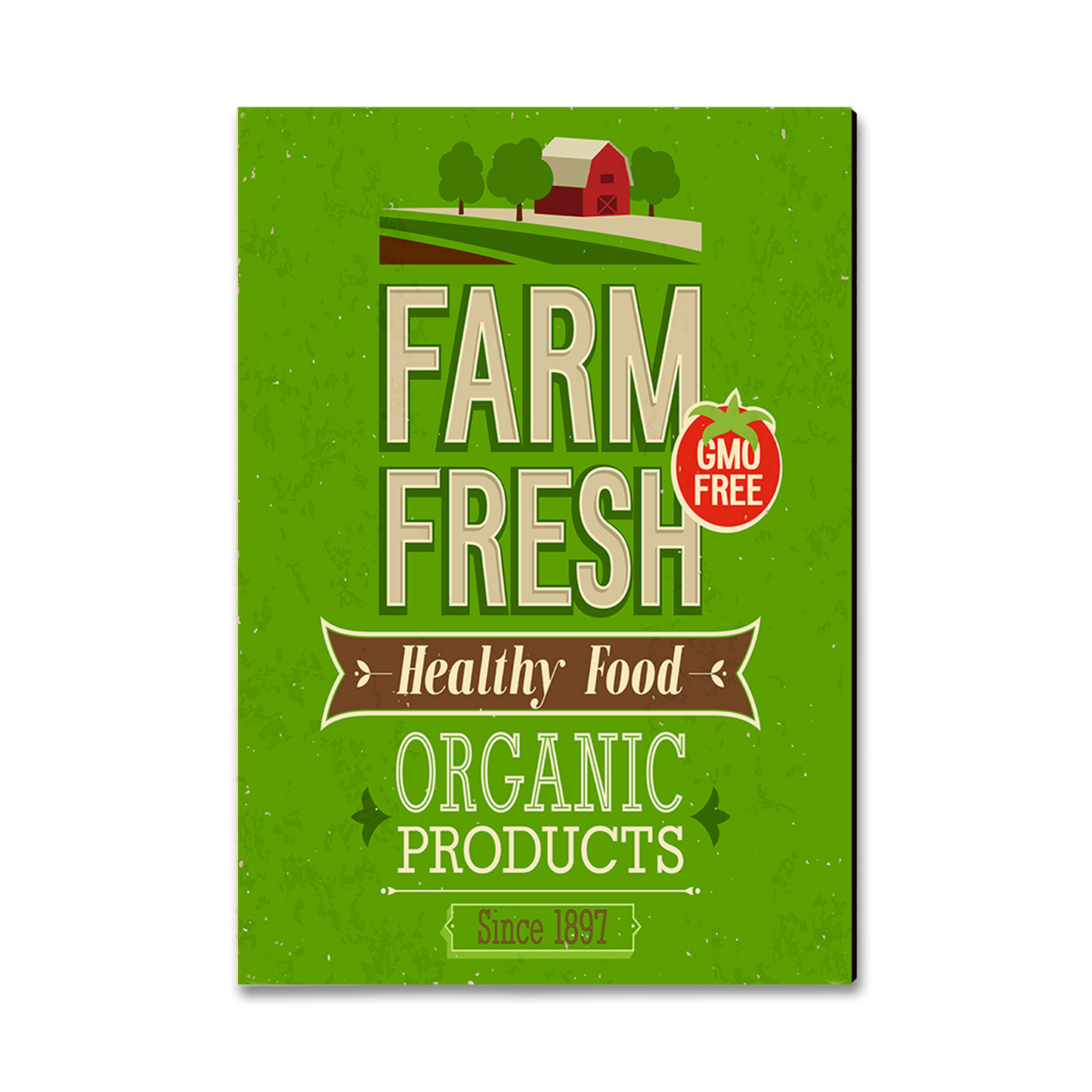 Postcard: Classic Edge - Farm Fresh
