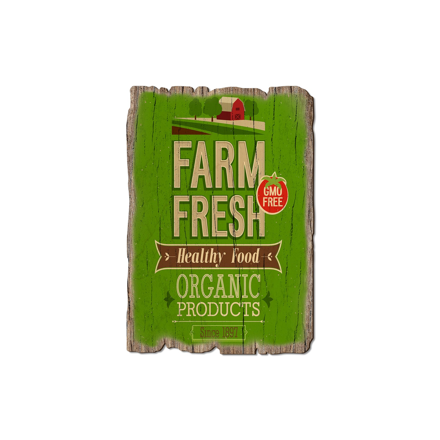Farm Fresh - Rustic Edge Postcards & Magnets Rustic Edge Magnet (5pk // $2.80ea)