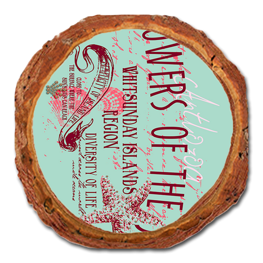 Coaster: Live Edge - Flowers Of Sea (Pack of 5)