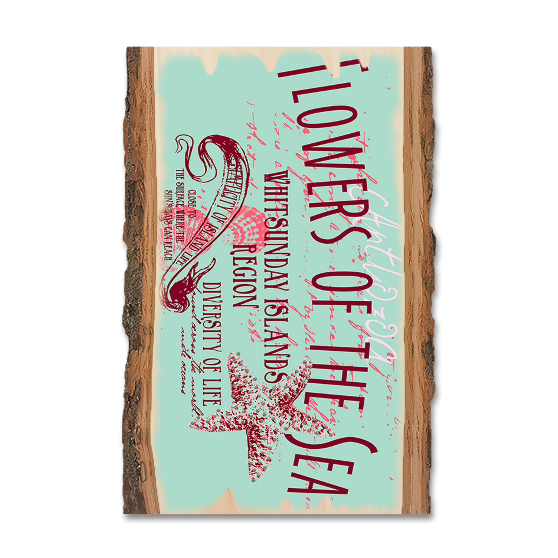 Greeting Card: Live Edge - Flowers Of Sea