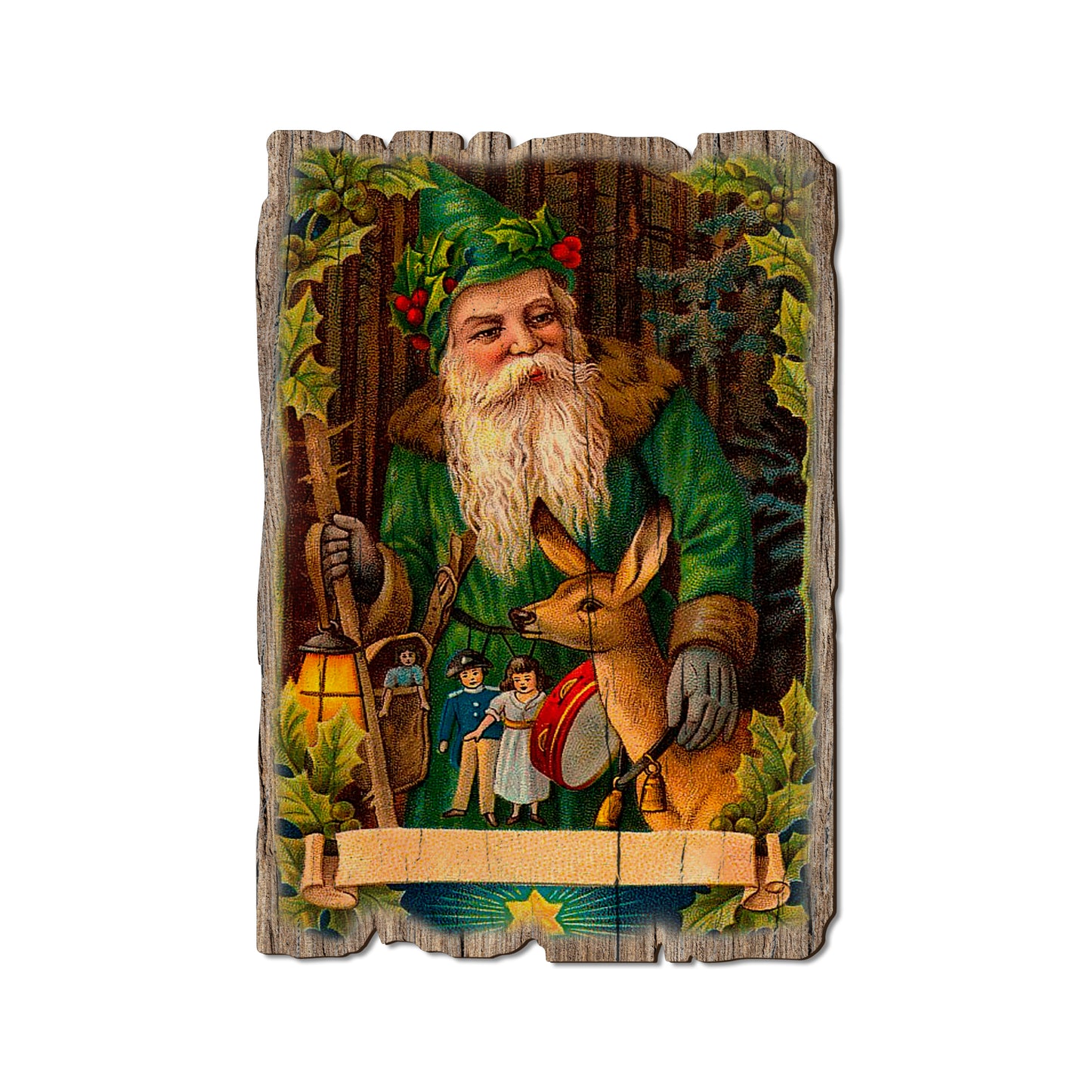 Forest Santa - Rustic Edge Postcards & Magnets Rustic Edge Postcard (5pk // $2.80ea)