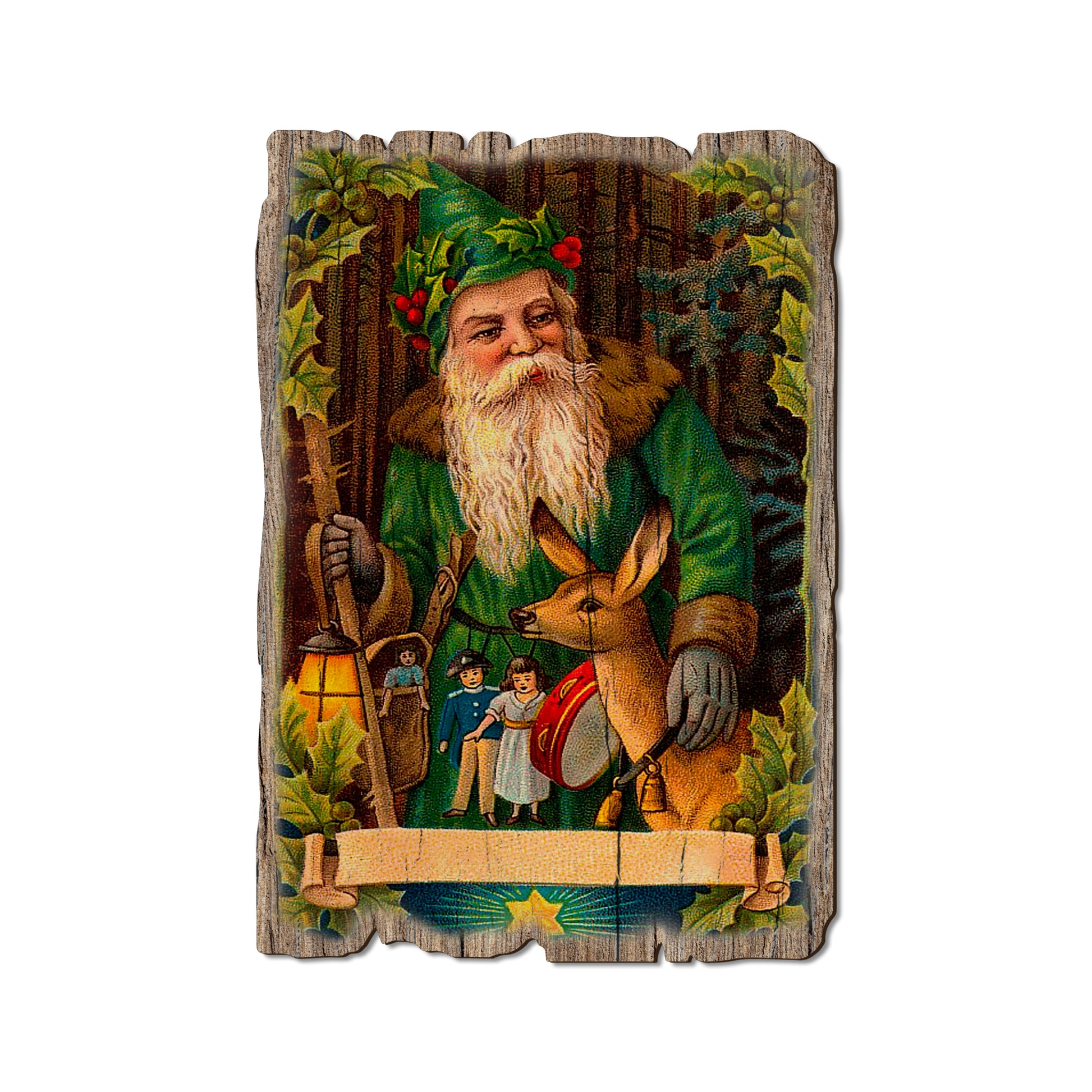 Forest Santa - Rustic Edge Postcards & Magnets Rustic Edge Postcard (5pk // $2.80ea)
