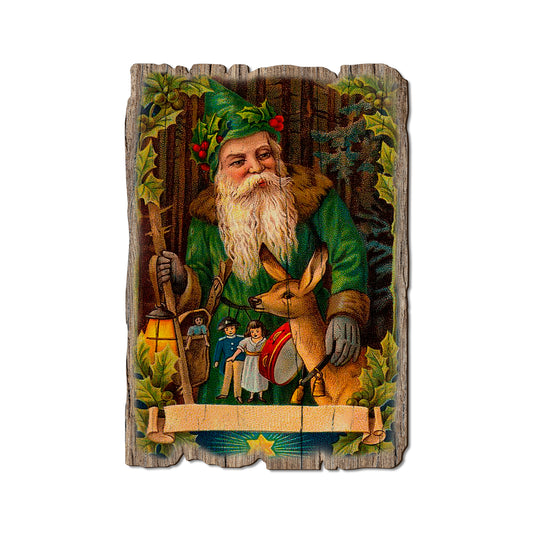 Forest Santa - Rustic Edge Postcards & Magnets Rustic Edge Postcard (5pk // $2.80ea)