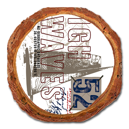 Coaster: Live Edge - Fifty Two Waves (Pack of 5)