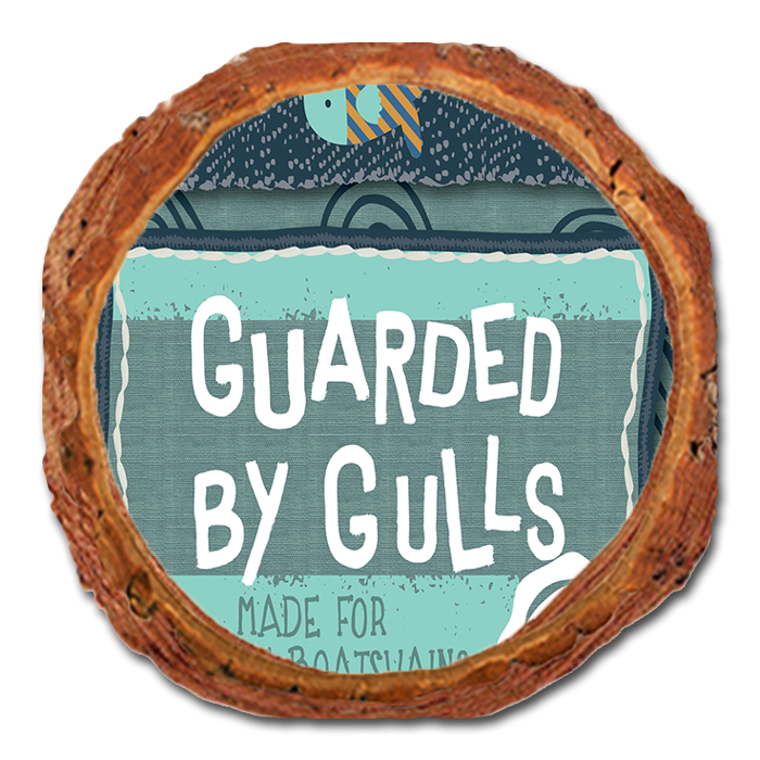 Coaster: Live Edge - Guarded By Gulls (Pack of 5)