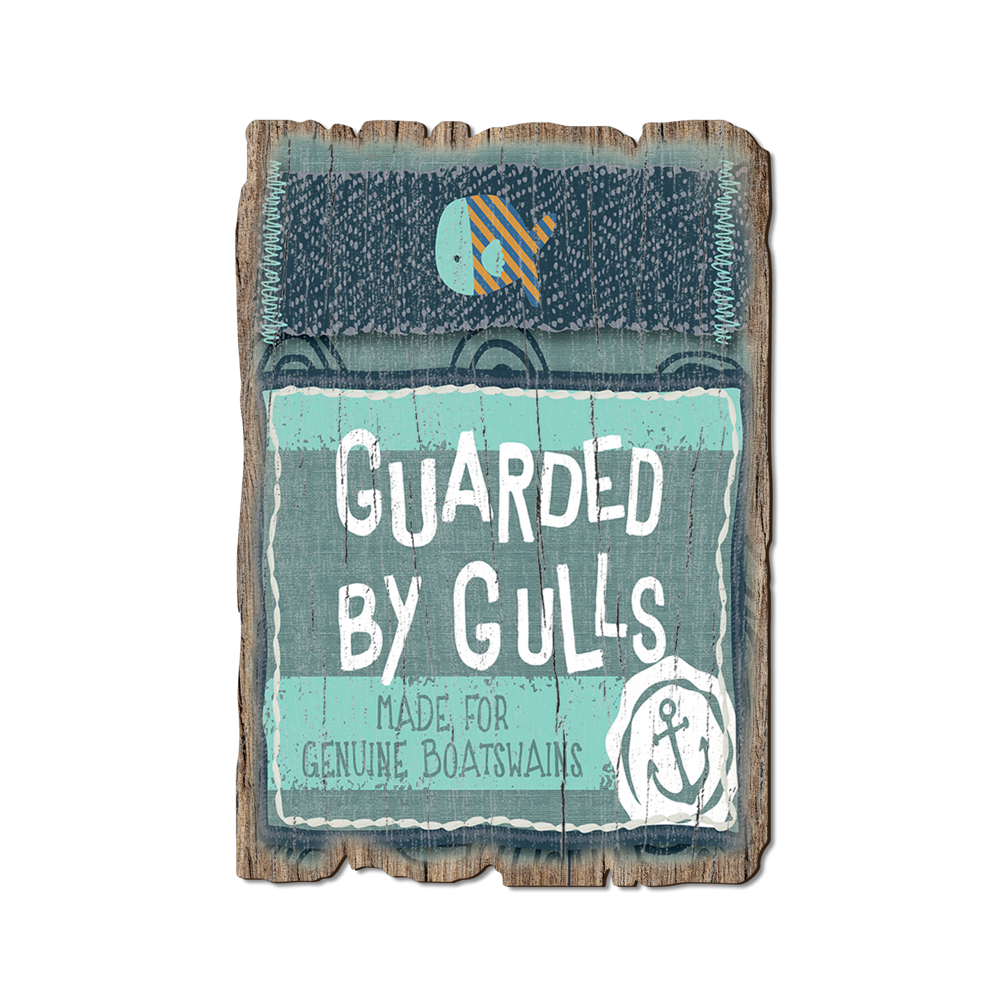 Ornament: Weathered Edge - Guarded By Gulls (Pack of 5)