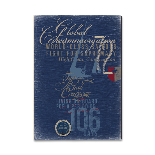 Magnet: Classic Edge - Global Circumnavigation World