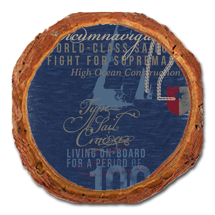 Coaster: Live Edge - Global Circumnavigation World