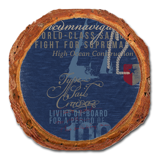 Coaster: Live Edge - Global Circumnavigation World