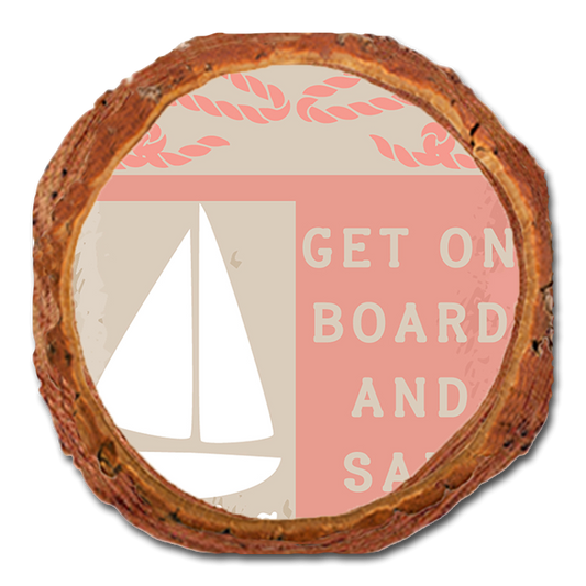 Coaster: Live Edge - Get On Board (Pack of 5)